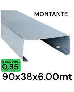 METALCON PORTANTE CIELO 40R 6MT 0.5MM